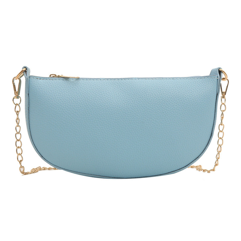 Minimalist Half-Moon Crossbody Bag Bowlift