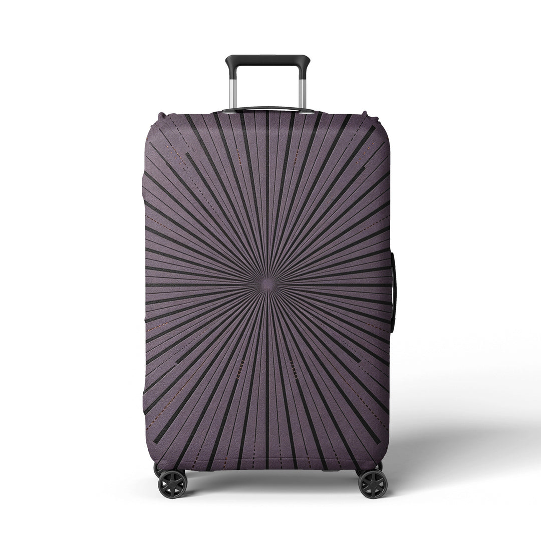 Ladies suitcase cover with modern polka dot pattern Bowlift