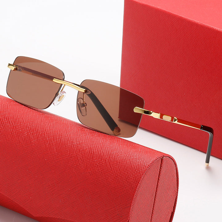 Ladies stylish sunglasses with elegant metal frame and polarized lenses Bowlift