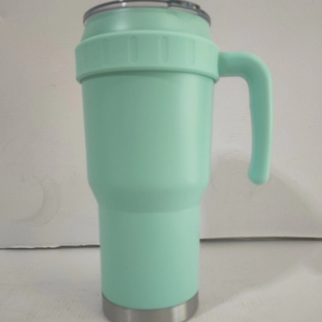 Ladies Insulated Steak and Grill Cup with Practical Carry Handle Bowlift