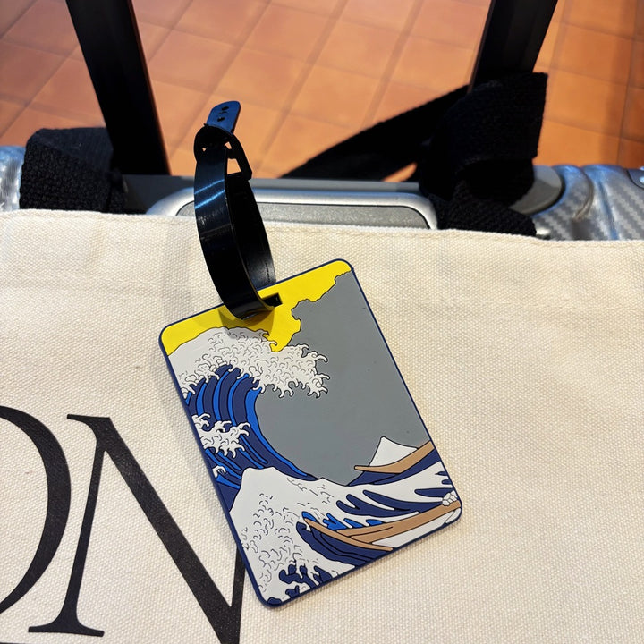 Mountain View Ski Goggles Luggage Tag Bowlift