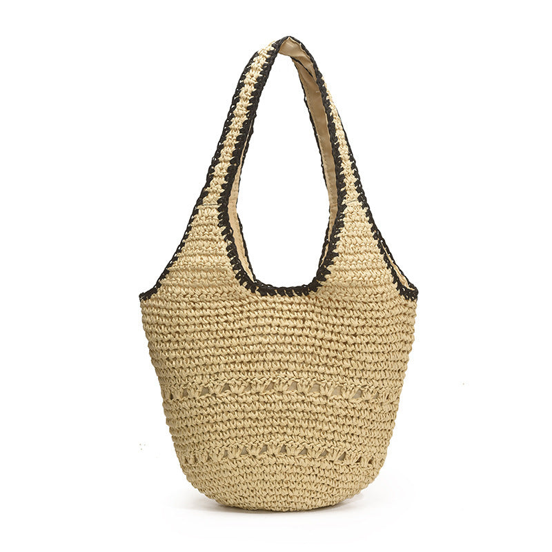Handcrafted Everyday Bag with Authentic Weaving Pattern Bowlift