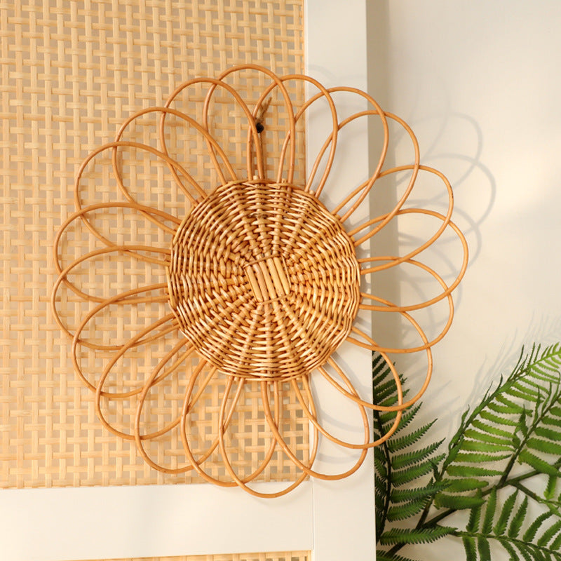 Decorative Wall Plate Made of Woven Rattan Bowlift