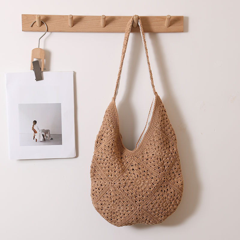 Casual Macrame Shoulder Bag Bowlift
