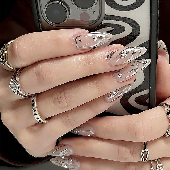 Artistic nail designs with glitter accents Bowlift