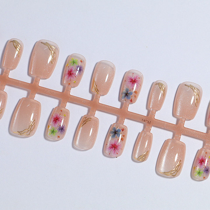 Floral Art Design Press-On Nails Bowlift 1787225366