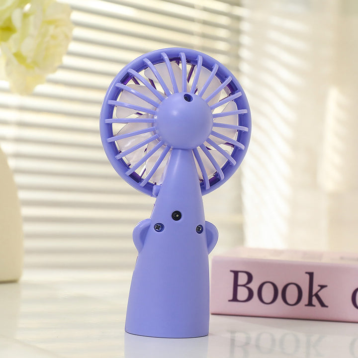 Women's Portable Mini Handheld Fan with USB Charging Function and Ergonomic Design Bowlift