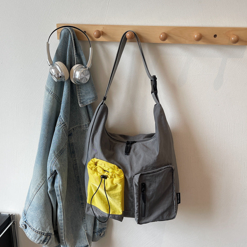Practical Multi-Pocket Shoulder Bag Bowlift