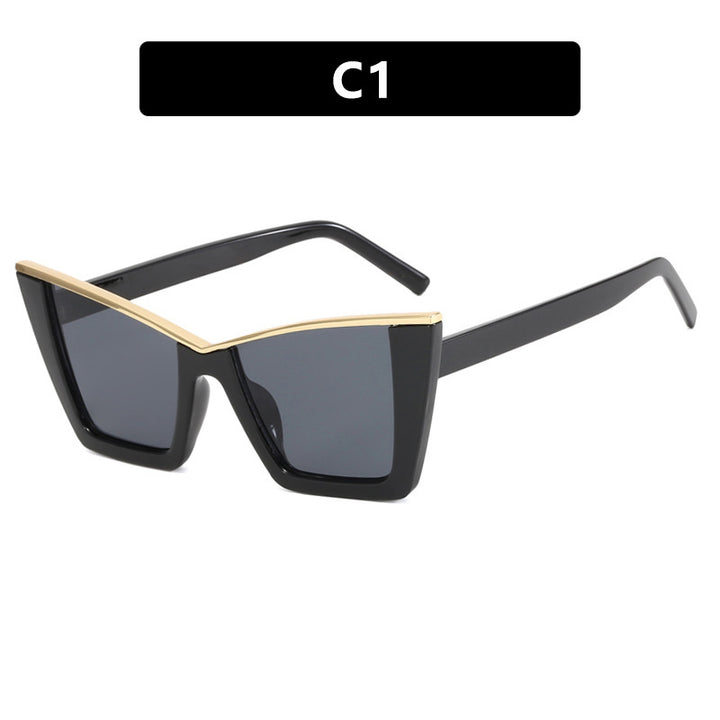 Women's fashionable sunglasses with a unique geometric frame Bowlift