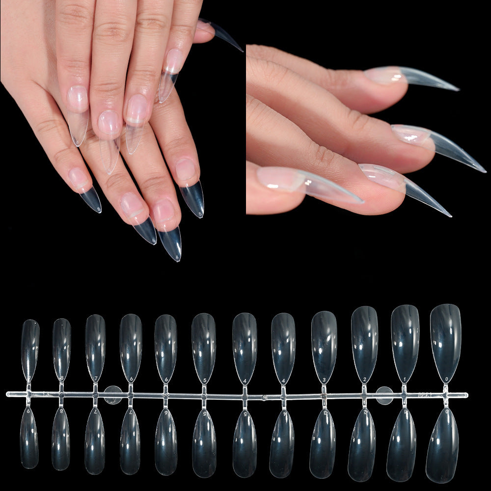 Flexible Soft Gel Nail Extension Tips Bowlift