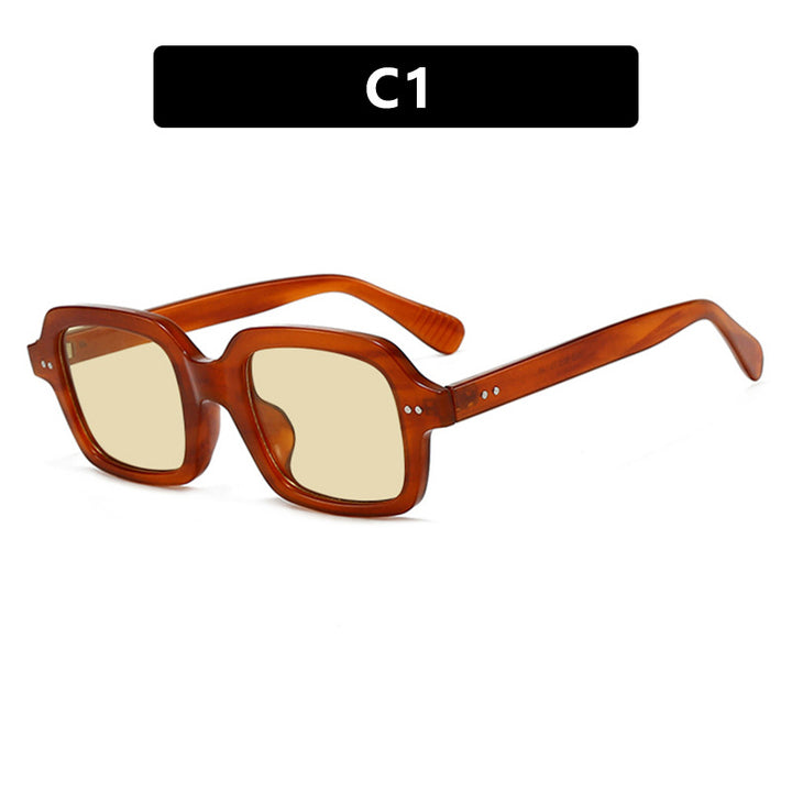 Ladies modern square sunglasses with wide frame and elegant design Bowlift