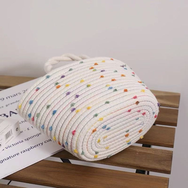 Women's handbag with colorful polka dot design Bowlift