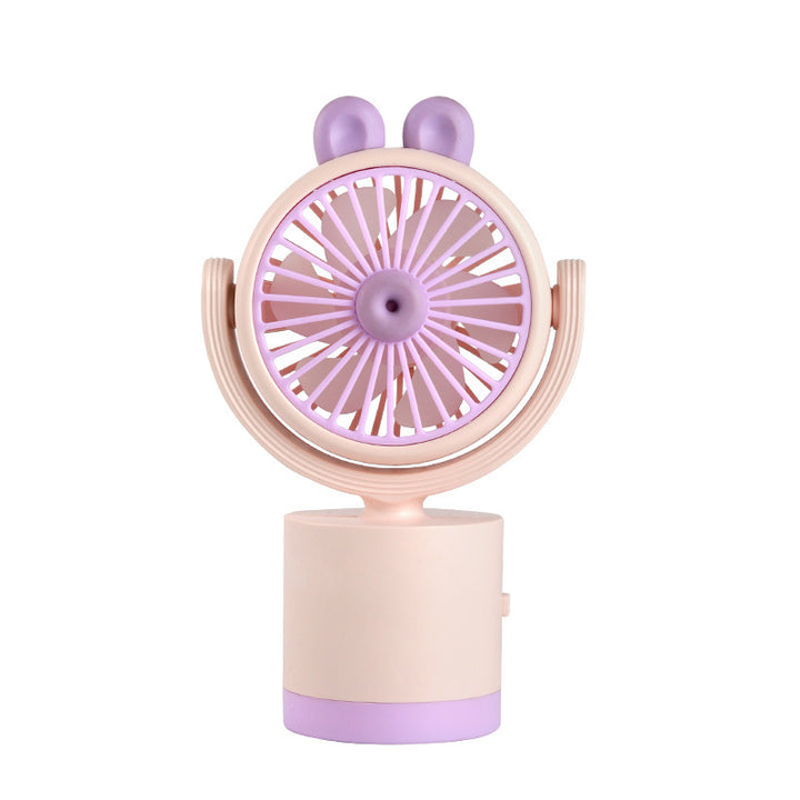Ladies Portable Handheld Fan in Playful Animal Design Bowlift