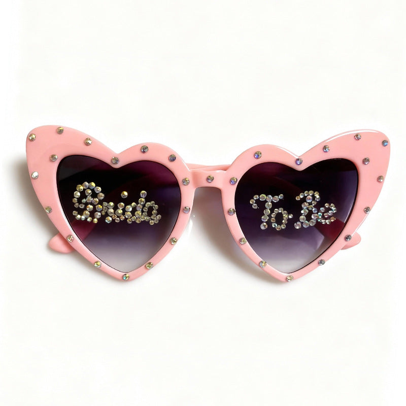 Heart-Shaped Bridal Party Sunglasses Bowlift