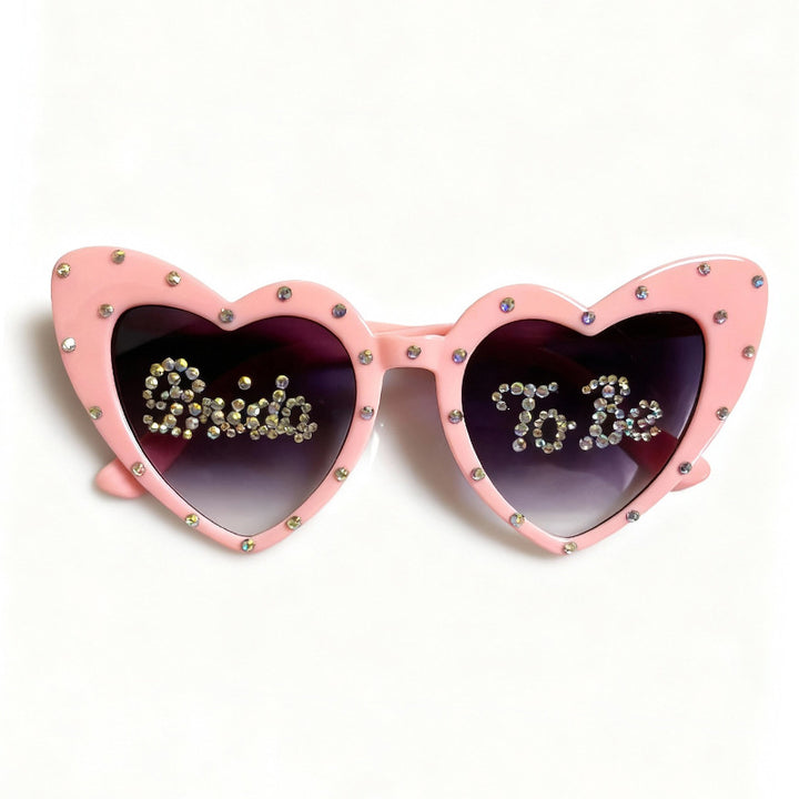 Heart-Shaped Bridal Party Sunglasses Bowlift