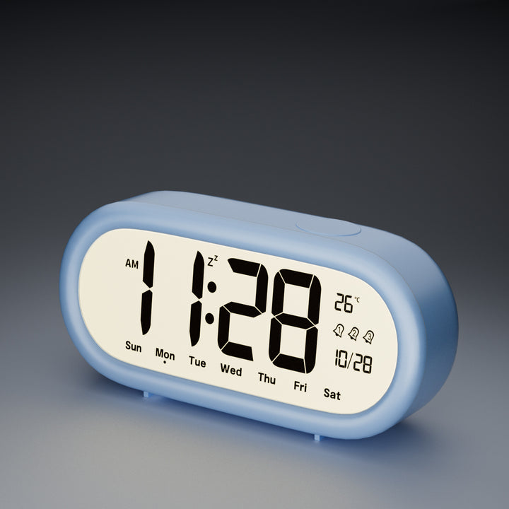 Digital Alarm Clock with Temperature and Date Setting Bowlift