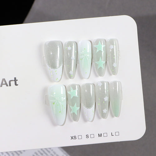 Artistic Fantasy Press-On Nail Art Bowlift