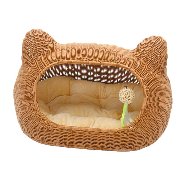 Cozy cat basket with ear design Bowlift