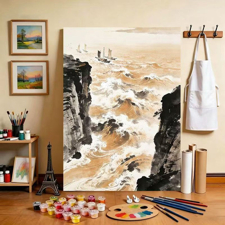 Scenic River Canvas Art Print Bowlift