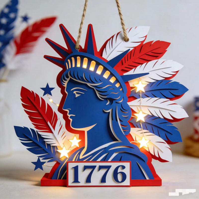 Unisex nan patriotic mesh sunflower wreath with star cutouts and rustic rope hanger Bowlift