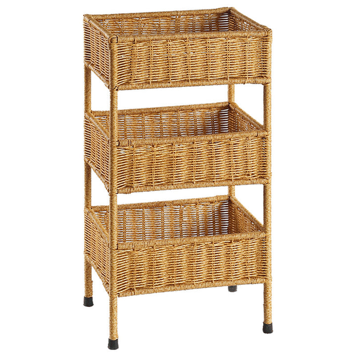 Multi-Tiered Woven Storage Rack Bowlift