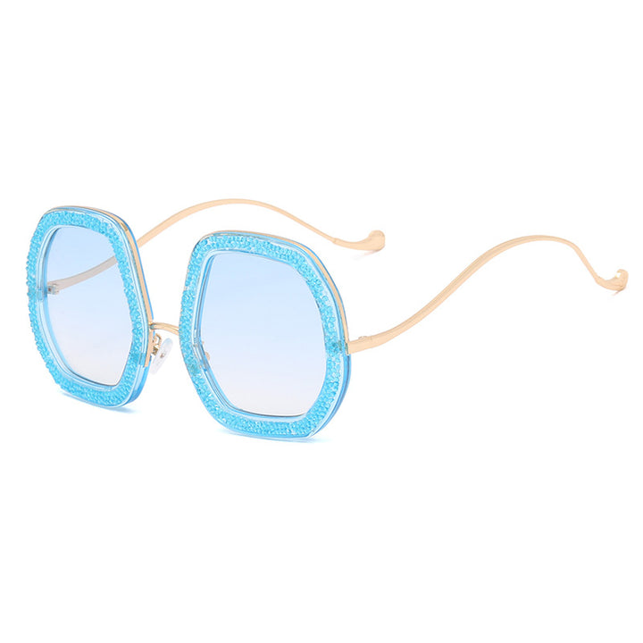 Ladies extravagant sunglasses with sparkling frame Bowlift