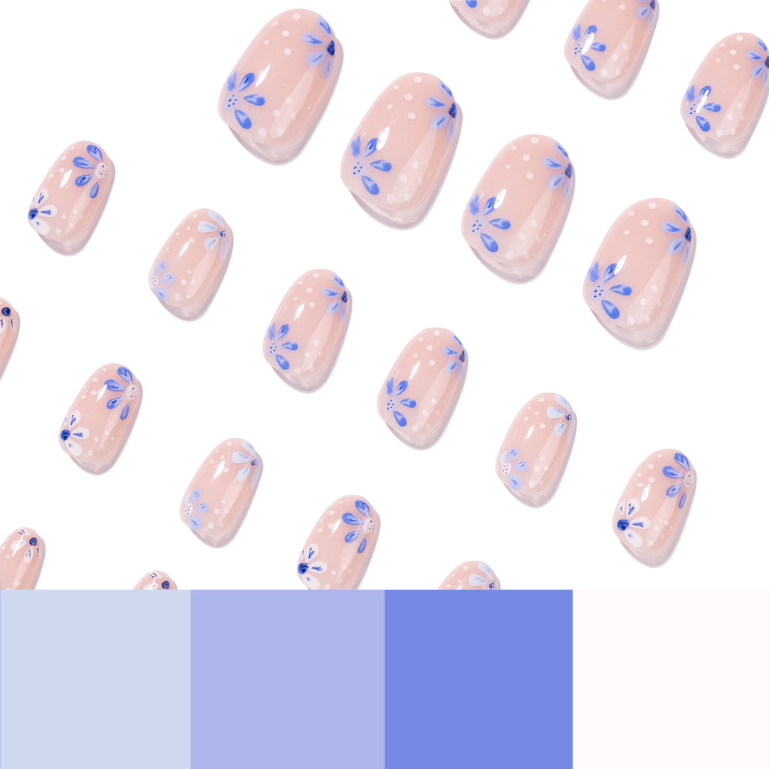 Artful Nail Art with Floral Patterns Bowlift
