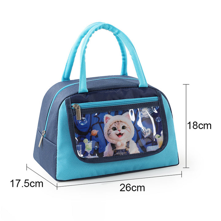 Multifunctional Cooler Bag with Transparent Viewing Window Bowlift