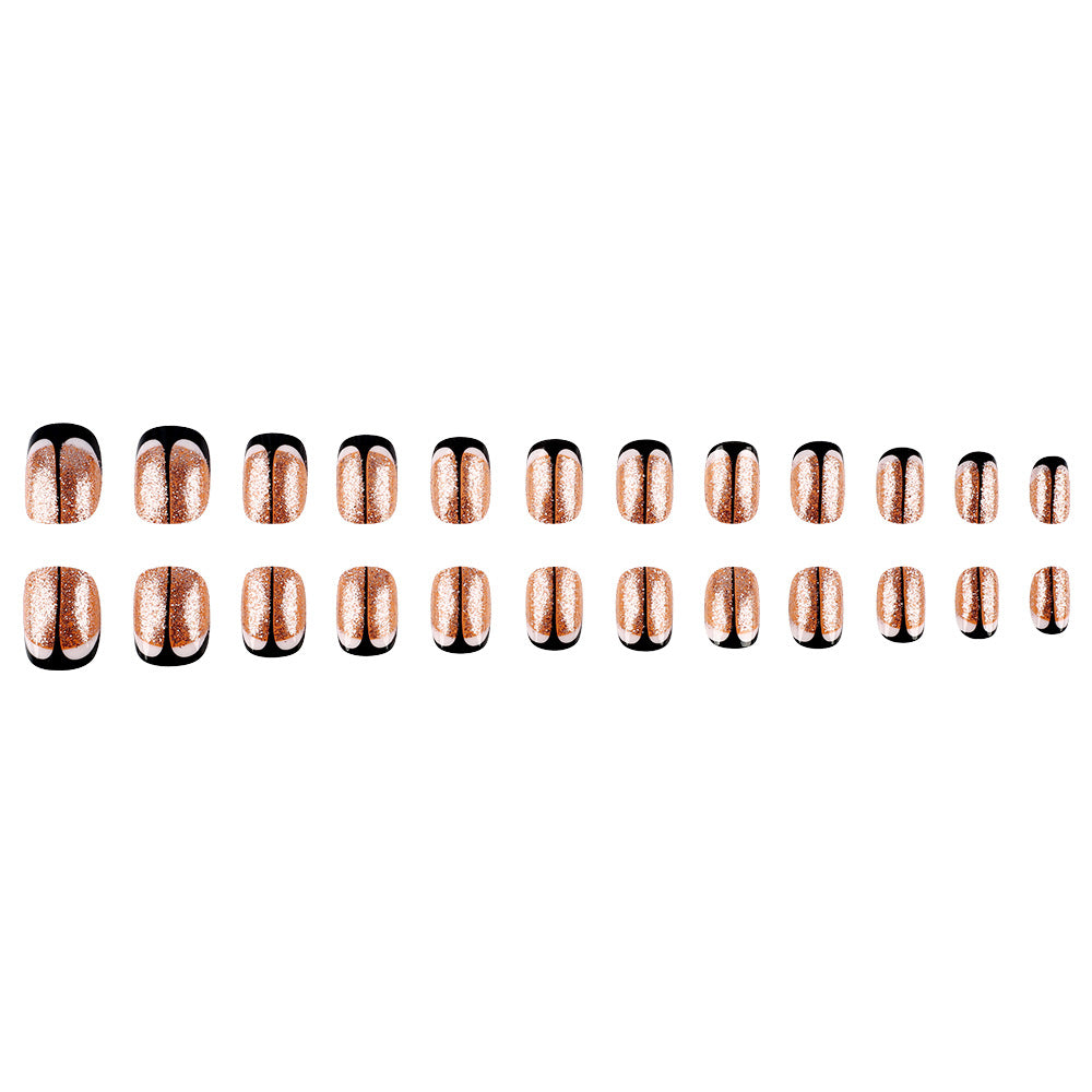 Glamorous Press-On Nail Art Set Bowlift