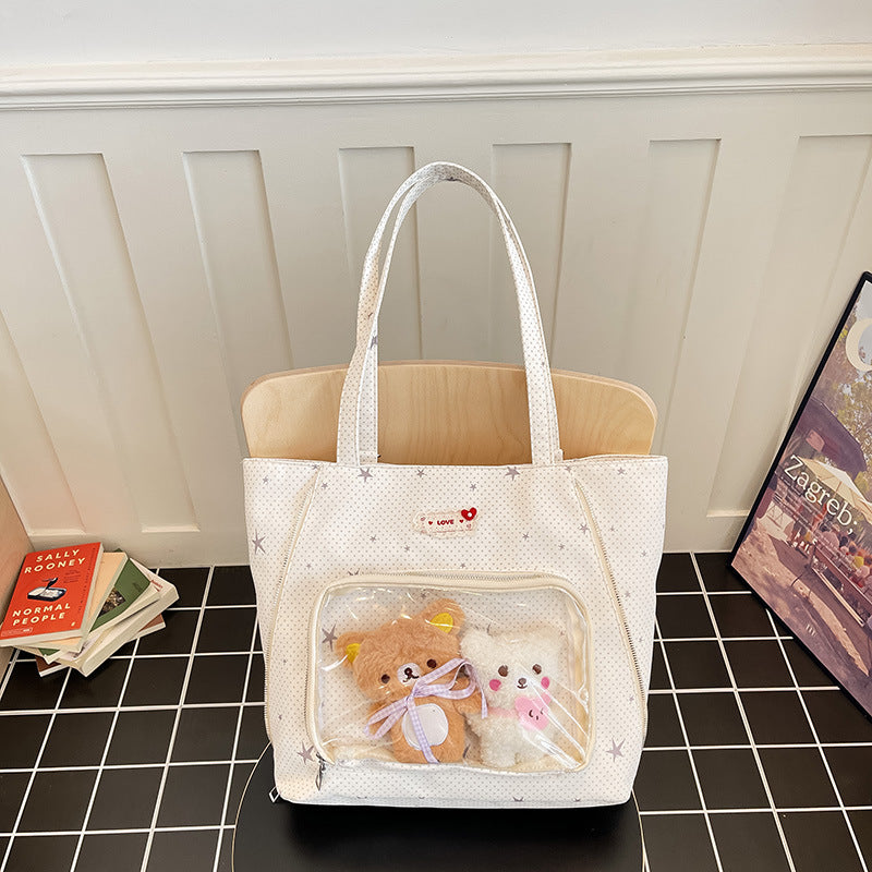 Transparent Window Tote Bag