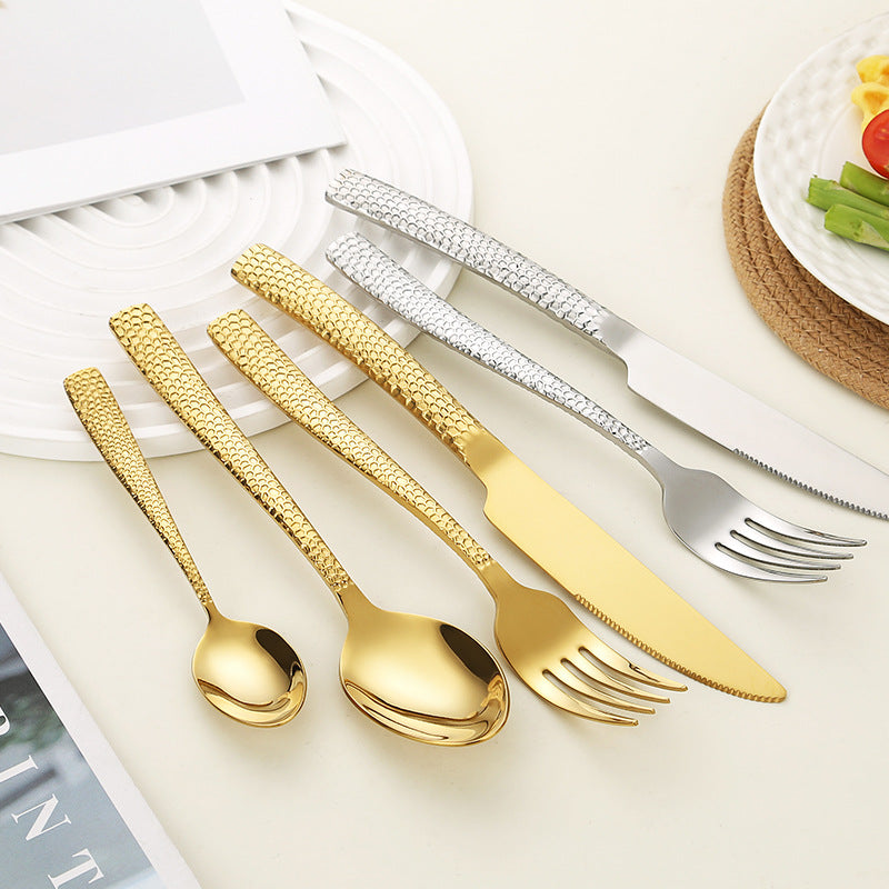 Stylish and Colorful Cutlery Set Made of Stainless Steel Bowlift