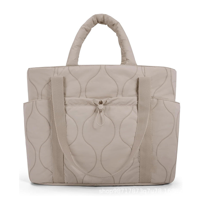 Padded tote bag with practical outer pockets Bowlift