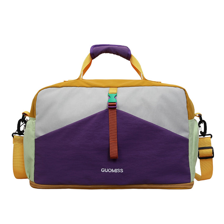Colorful Multi-Pocket Travel Duffle Bag