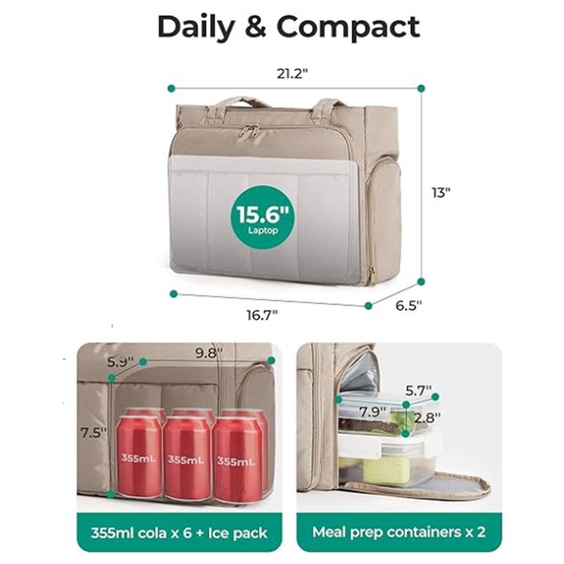Multifunctional cooler bag with practically arranged compartments Bowlift