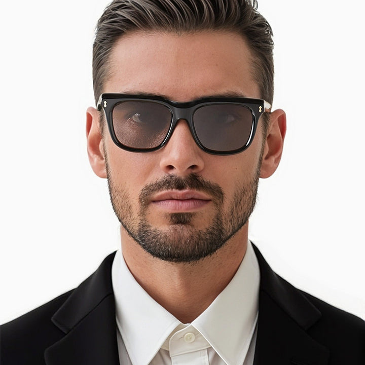 Women’s Stylish Square Sunglasses with Modern, Transparent Frame Bowlift