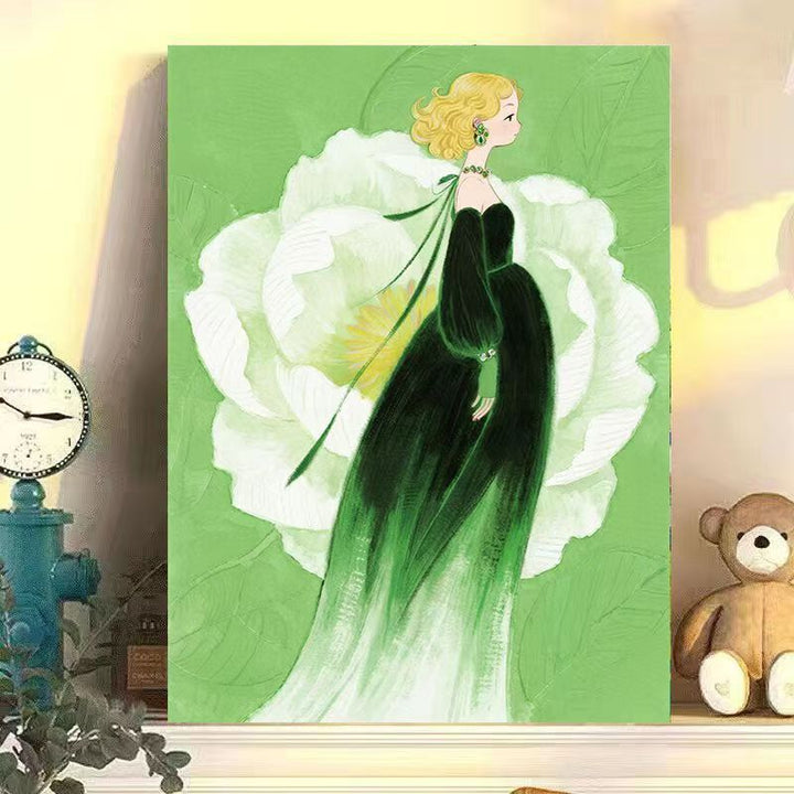Artistic Floral Illustration Canvas Artwork Bowlift