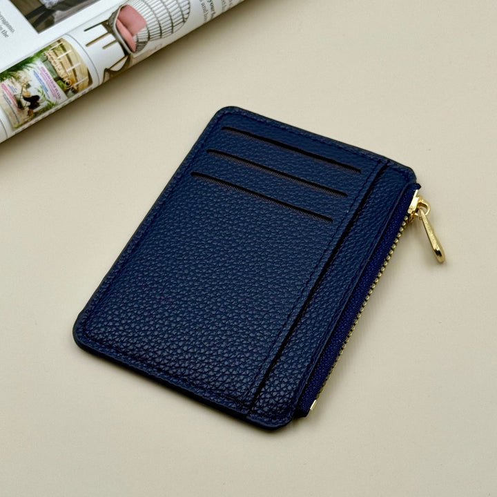 RFID-Blocking Leather Card Holder