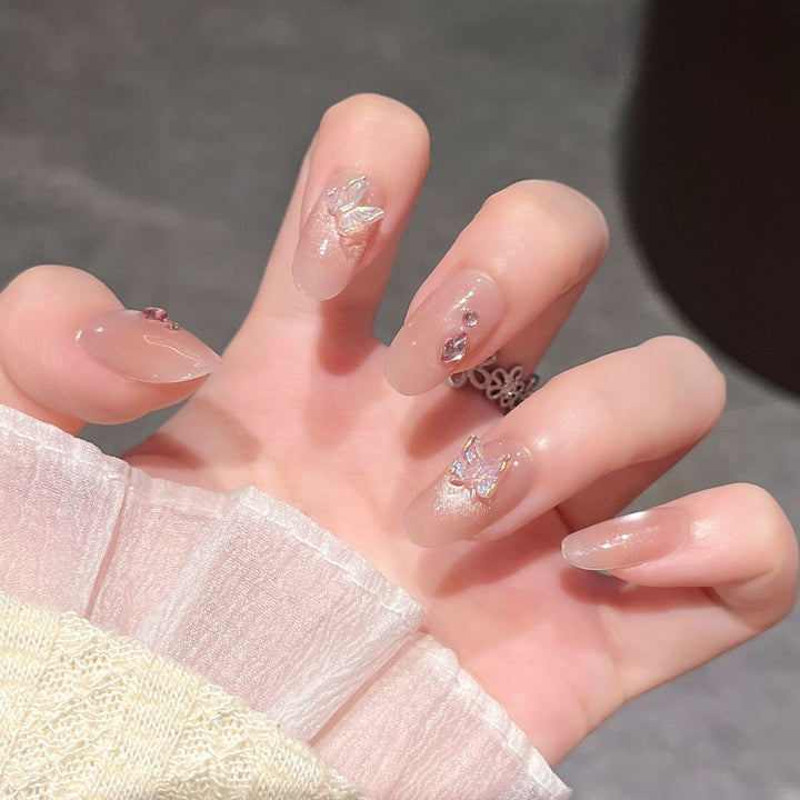Artistic Press-On Nail Design Bowlift 1787316171