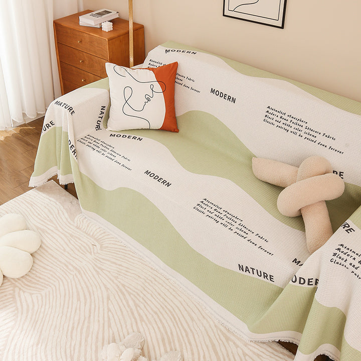 Premium Textured Sofa Throw Cover