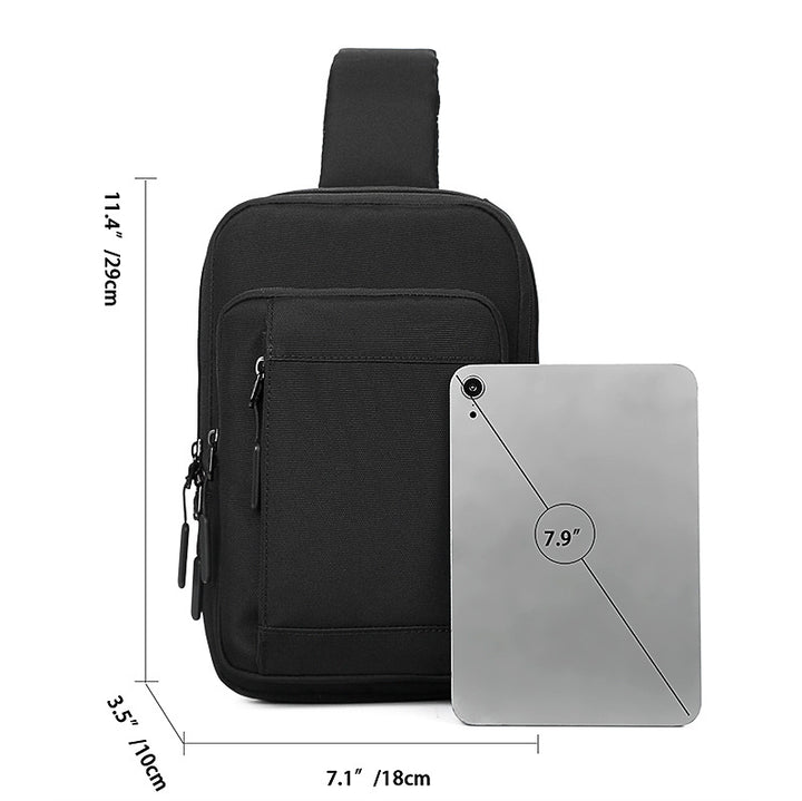 Compact Multi-Pocket Sling Bag Bowlift