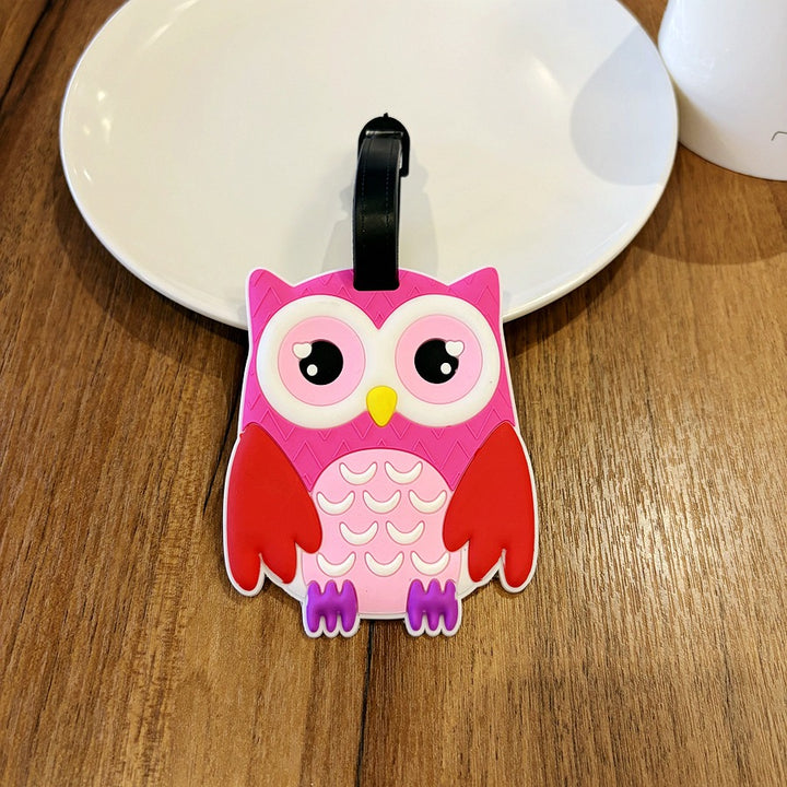 Cute Owl-Shaped Luggage Tag Bowlift