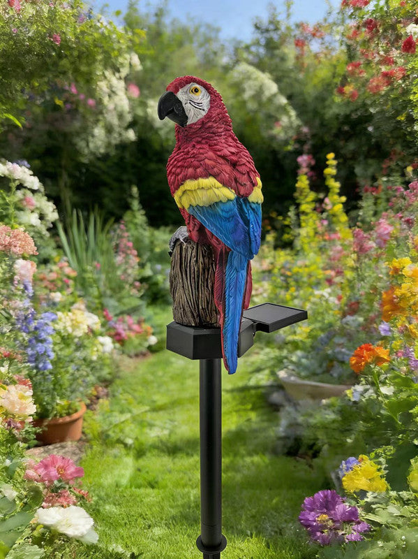 Whimsical Solar-Powered Squirrel Garden Stake Light With Integrated Solar Panel And Warm LED Glow Bowlift