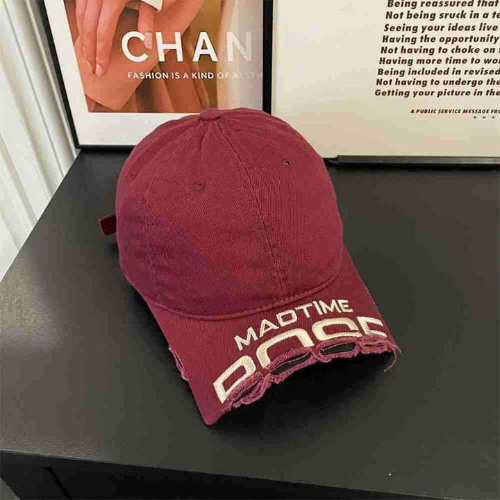 Men's Distressed Graphic Baseball Hat Bowlift 1784188481