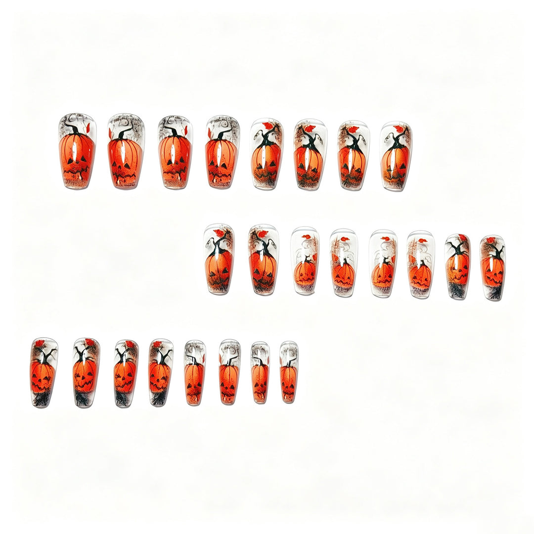 Artifical nails with Creative Halloween design Bowlift