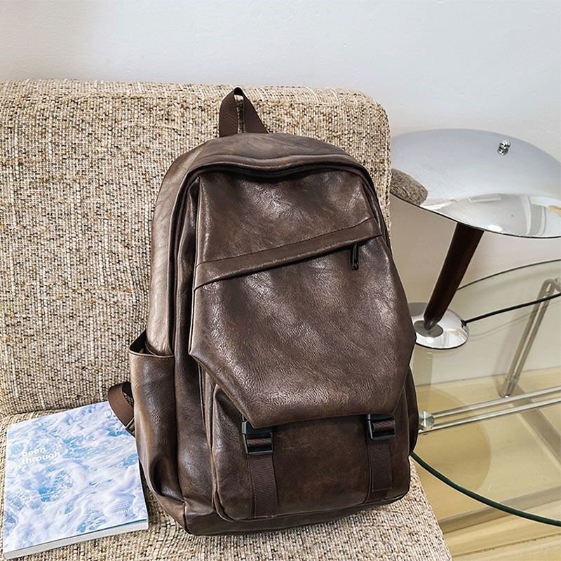 Minimalist Leather Backpack Bowlift