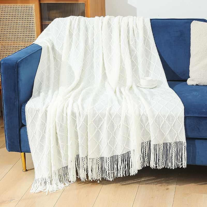 Ladies cozy knit blanket Bowlift
