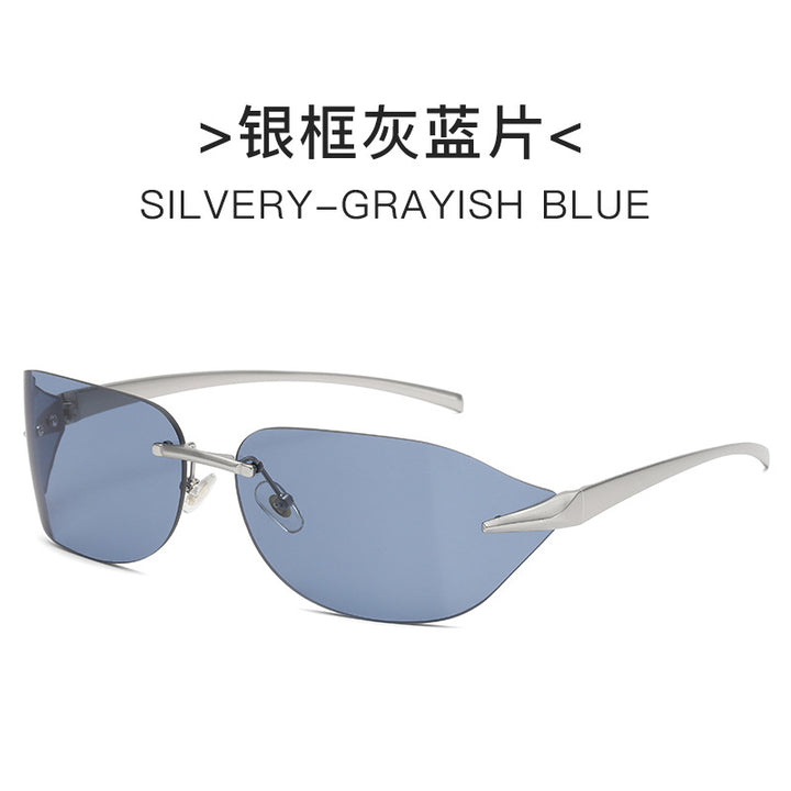 Women futuristic sunglasses with elegant minimalist design Bowlift