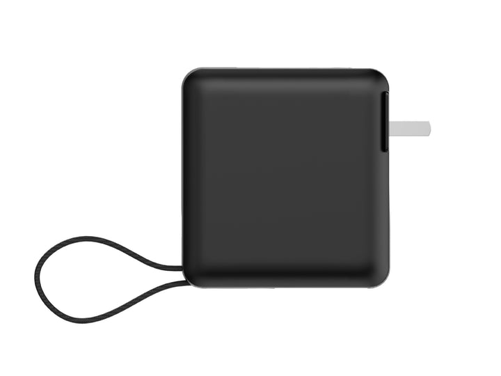 Compact quick-charge power bank with LCD display and integrated safety technology Bowlift