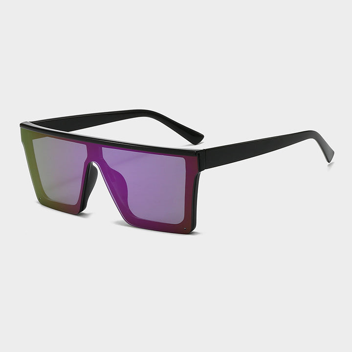 Women oversized sunglasses in futuristic design Bowlift
