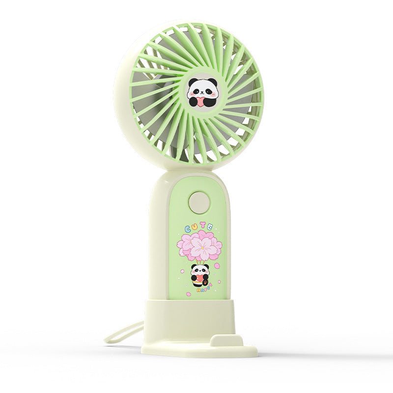 Ladies Hand Fan with Cute Panda Design Bowlift